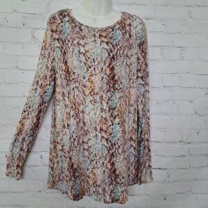 Apt 9 Snake Print Soft & Comfy Top Size Small